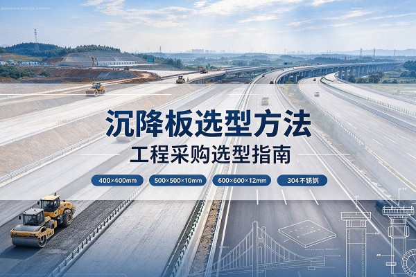 枞阳沉降板选择方法